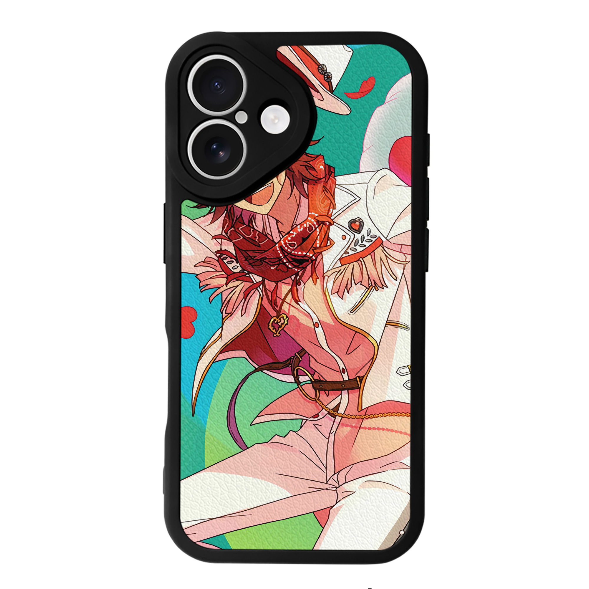 （画像用） あんさんぶるスターズ! Ensemble Stars 【iPhone 16シリーズ対応】シリコンスマホケース（レザー調） 材質：シリコン